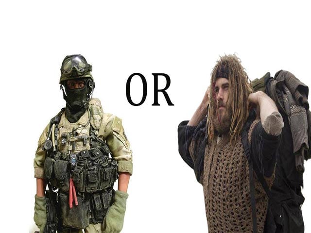 prepper grey man