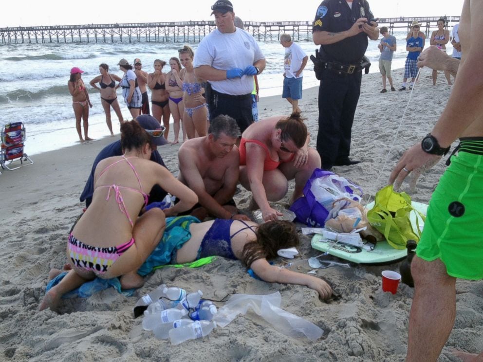 north carolina shark attack