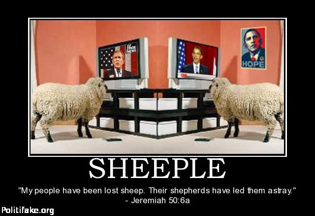 sheeple be like